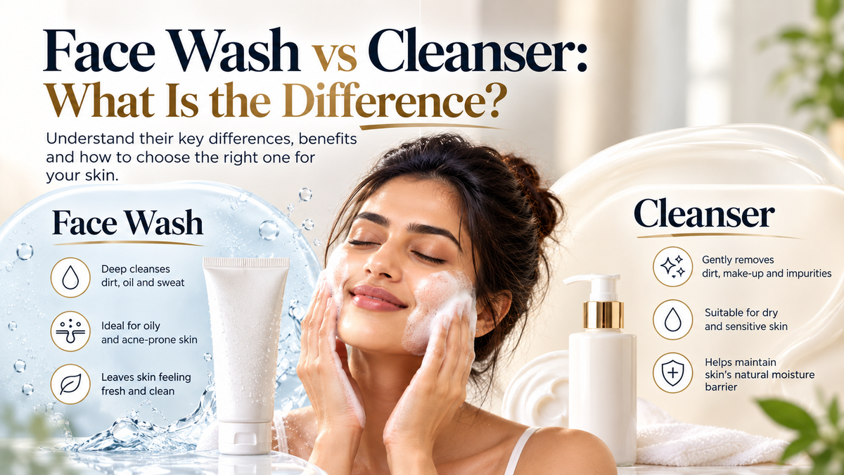 Face Wash vs Cleanser: What Is the Difference?