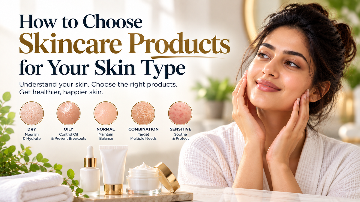 How to Choose Skincare Products for Your Skin Type