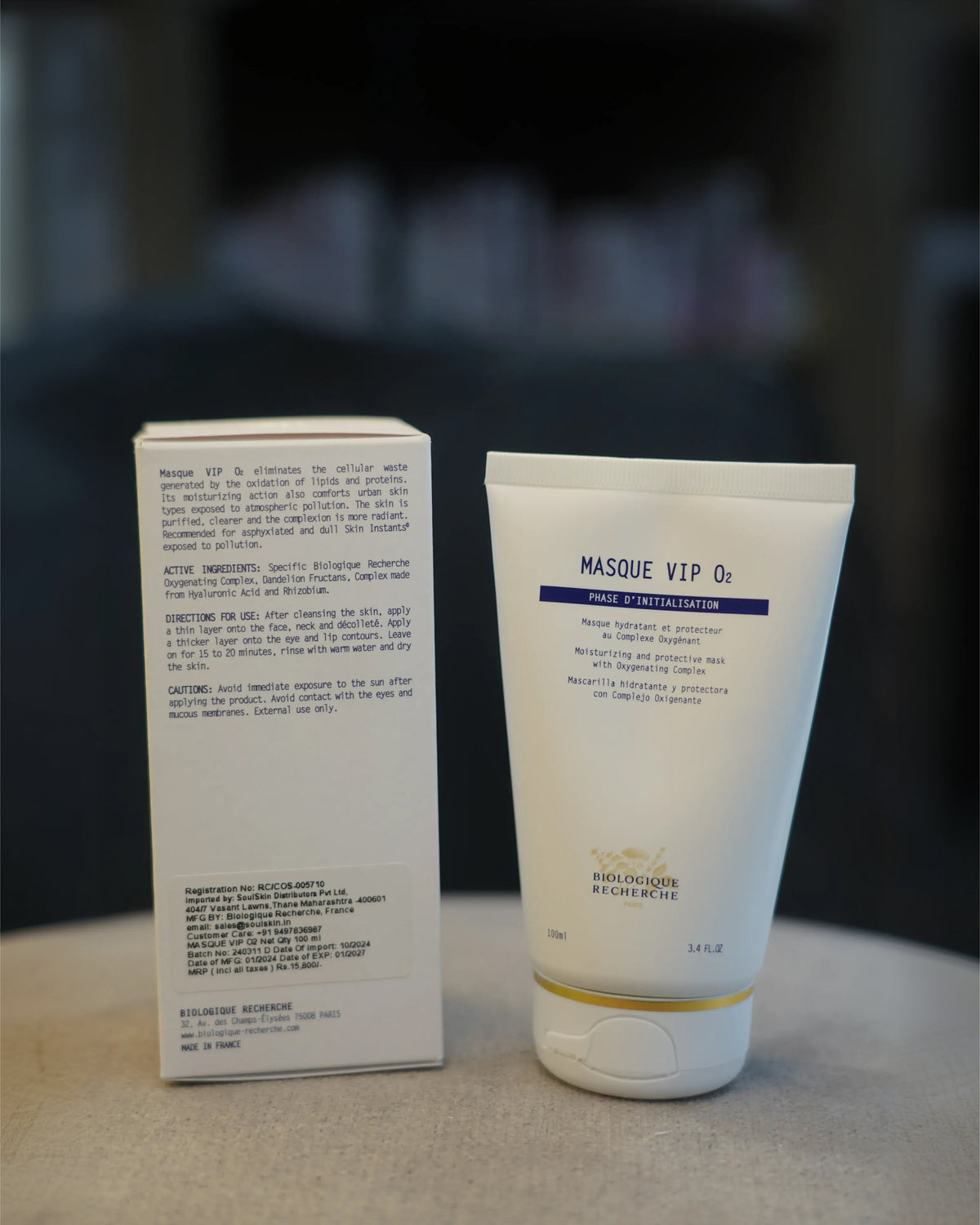 BRF MASQUE VIP O2 100ML (MOISTURIZING AND PROTECTIVE MASK WITH OXYGENATING COMPLEX)
