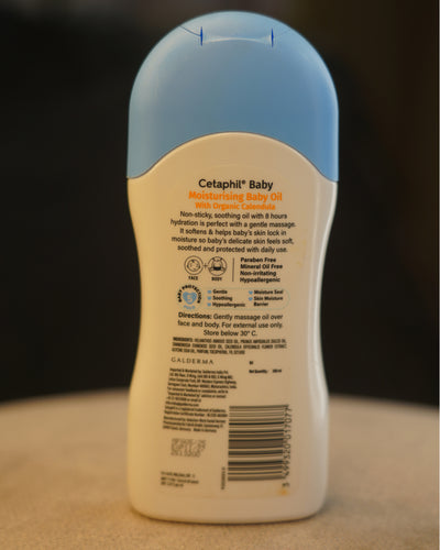 CETAPHIL BABY MOISTURISING BABY OIL 200ML