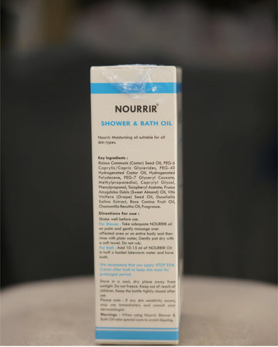 NOURRIR MOISTURISING SHOWER and BATH OIL