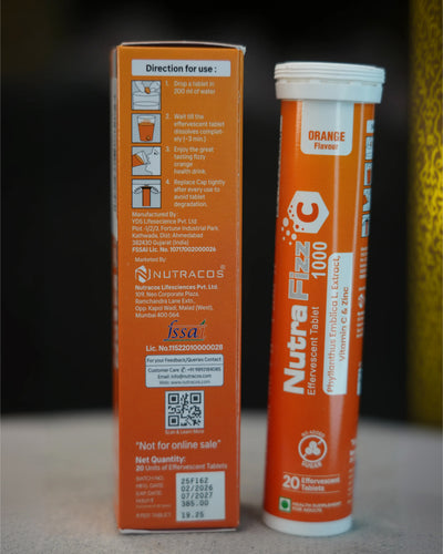 NUTRA FIZZ 1000 C TABLETS
