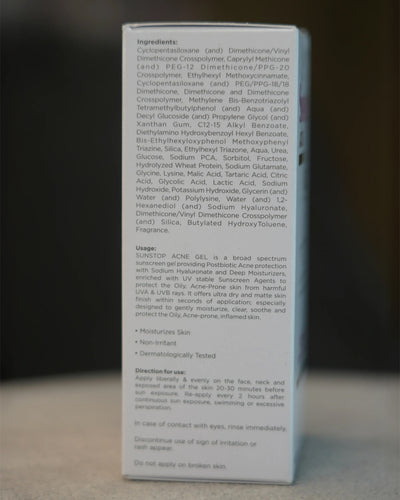 SUNSTOP ACNE SPF80 PA++++