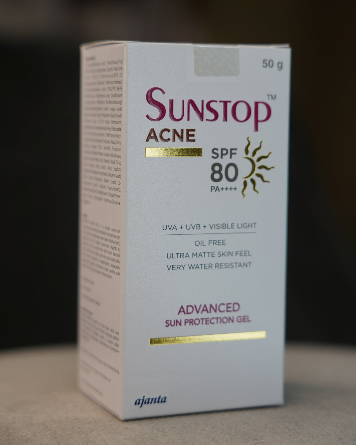 SUNSTOP ACNE SPF80 PA++++