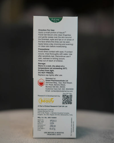 VASUKI FACIAL GEL SERUM