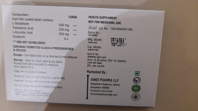 I-TONE T GLUTATHIONE TAB